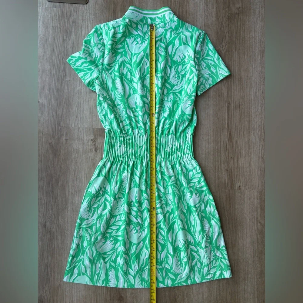 NWT Lilly Pulitzer Luxletic Love Active Dress Fauna Green Tulip to Tango size XS - Picture 7 of 12